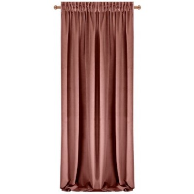 BytoTex Sametový závěs Anisa 135x250 cm na pásce - růžový II – Hledejceny.cz