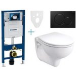 Geberit Duofix tlačítko Sigma01 černá WC Kolo Rekord + sedátko 111.300.00.5 EV2