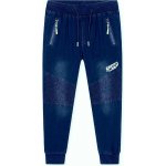 CHLAPECKÉ KALHOTY IMITUJÍCÍ RIFLE Tmavě modrá – Zboží Dáma