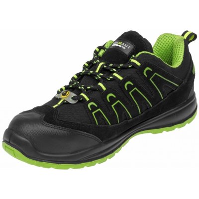 Adamant Alegro S1P ESD Low obuv černé- zelené