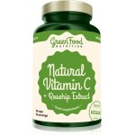 Greenfood Nutrition Natural Vitamin C + Rosehip Extract + Pillbox Gratis 60 kapslí – Hledejceny.cz