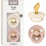 Bibs Colour anatomické dudlíky přírodní kaučuk 2ks Ivory / Blush – Sleviste.cz