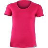 Dámské sportovní tričko LASTING dámské merino triko IRENA růžové