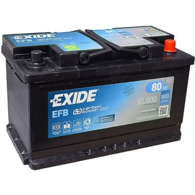 Exide Start-Stop EFB 12V 80Ah 800A EL800 – Hledejceny.cz