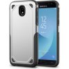 Pouzdro a kryt na mobilní telefon Samsung Pouzdro JustKing odolné tiskluzové Samsung Galaxy J7 2017 - stříbrné