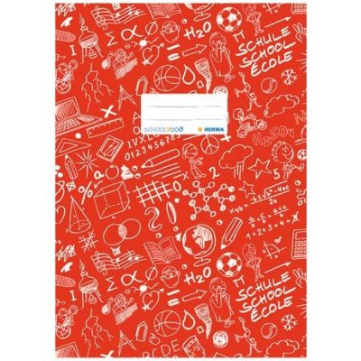 Obal na sešit Schooldoo A5 červený – Hledejceny.cz