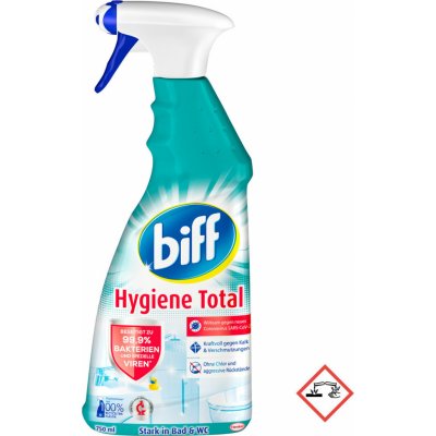 Biff Hygiene Total antibakteriální čistič na koupelny a WC 750 ml – HobbyKompas.cz