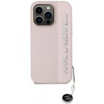 Karl lagerfeld PU Saffiano Rhinestone Charm pro iPhone 15 Pro Max Pink – Zboží Mobilmania