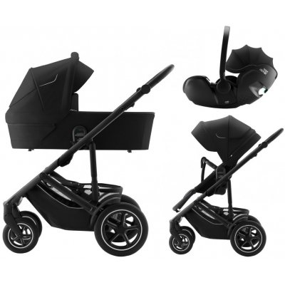 Britax Set Smile 5Z + korba + autosedačka Baby-Safe Pro 2024 Space Black