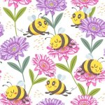 Ubrousek 33x33cm Šťastné včelky – Zbozi.Blesk.cz