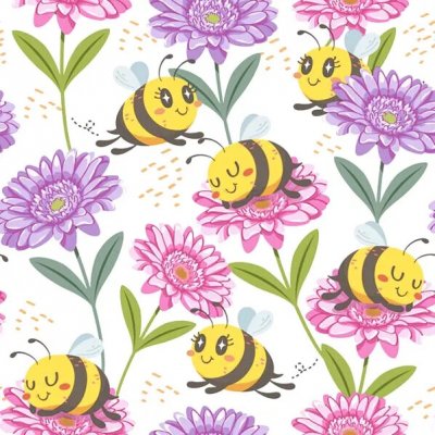 Ubrousek 33x33cm Šťastné včelky – Zbozi.Blesk.cz