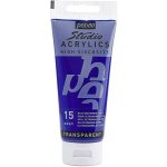 Pebeo akrylové barvy Studio Acrylics 100 ml 025 světlý ultramarín – Zbozi.Blesk.cz