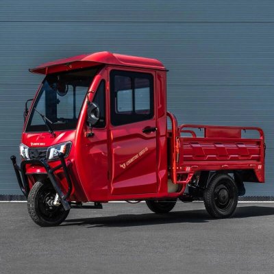 Leramotors Cargo G5 2000W COC - elektrická tříkolka Tuk Tuk, červená – Zboží Mobilmania