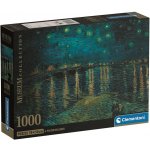 Clementoni Van Gogh Hvězdná noc nad Rhônou 39344 1000 dílků – Sleviste.cz