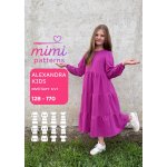 Dívčí střih na šaty Alexandra kids 6v1, 128 - 170 | MIMI patterns - Česky – Sleviste.cz