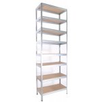 Biedrax Regál 45 x 75 x 210 cm 8 polic – HobbyKompas.cz