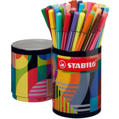 Stabilo Pen 68 45ks ARTY v kovové dóze – Zboží Dáma Stabilo Pen 68 45ks ARTY v kovové dóze – Zboží Dáma