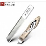 TITAN C1 Kleštičky na nehty + skleněný nanopilník – Zboží Dáma