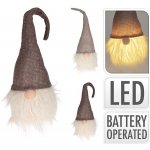 Skřítek plyš LED 47x17x57 cm 2ASS – Hledejceny.cz
