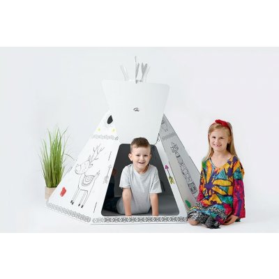 Teepee k vybarvení kartonové – Hledejceny.cz