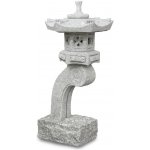 Japonská lampa Rankei 75 cm - šedá žula – Zboží Dáma