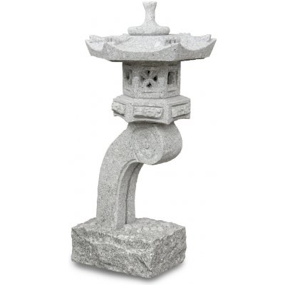Japonská lampa Rankei 75 cm - šedá žula – Zboží Dáma