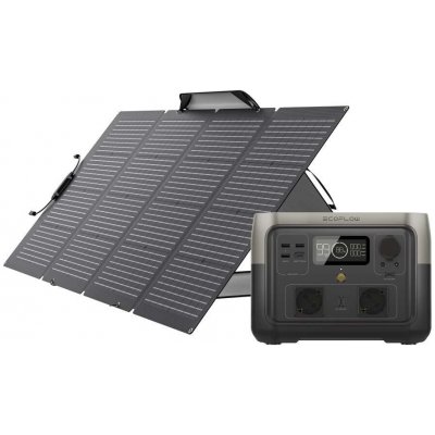 EcoFlow RIVER 2 Max + solární panel 220W 1ECOR623SP220