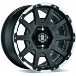 SPARCO Dakar 7,5x17 5x100 ET38 matt black lip polished rivets – Hledejceny.cz