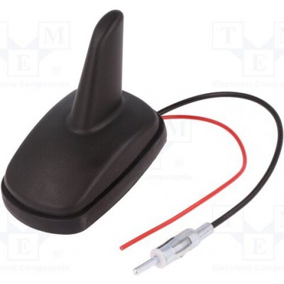 4CARMEDIA ANT.S01 Antenna: automotive; SHARK; AM,FM; DIN; matt black; 12VDC; RG174 – Hledejceny.cz