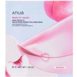 Anua Peach 70 Niacin Brightening Collagen Mask Rozjasňující plátýnková maska s kolagenem 38 g – Zboží Dáma