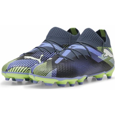 Puma FUTURE 7 Pro FG/AG šedá/světle zelená/modrá – Zboží Dáma