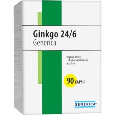 Generica Ginkgo 24/6 40 mg 90 kapslí – Zboží Mobilmania