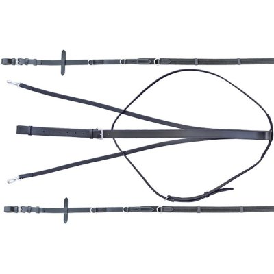 Euroriding Otěže EuroClub CHATEL skok kombi Thiedemann černá – Zboží Dáma