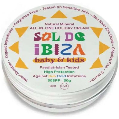 Sol de Ibiza Opalovací krém Baby & Kids SPF 30 30 g – Hledejceny.cz