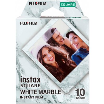 FUJIFILM Instax Square WHITE MARBLE Instant Film – Zboží Mobilmania