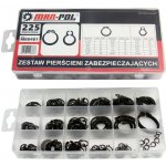 MAR-POL Sada vnějších segerových kroužků 225ks 02413 M66481 – Zboží Mobilmania