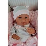 Antonio Juan Realistické miminko holčička Pipa s mašlí – Zboží Mobilmania