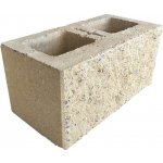 Betonový plot Face Blocks okrový 39 x 19,5 x 19 cm – Sleviste.cz