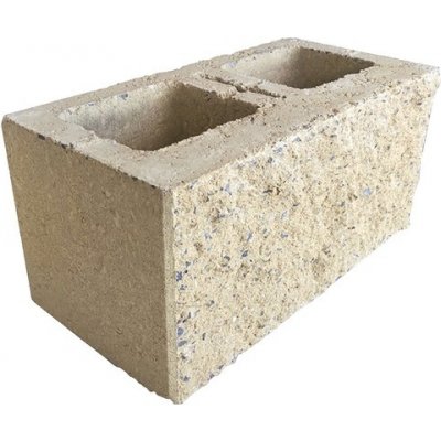 Betonový plot Face Blocks okrový 39 x 19,5 x 19 cm – Sleviste.cz