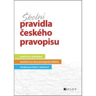 Fragment Školní pravidla českého pravopisu