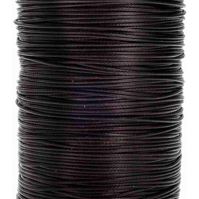 Pro Háčkování Bavlněná voskovaná šňůrka černá 5 m – Zboží Dáma