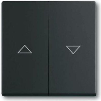 ABB kryt spínače žaluzií mechová černá 2CKA001751A3036 Future Linear, Busch-axcent 1785 JA-885 1751-0-3036 – Hledejceny.cz