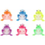 Teddies Žába antistresová mačkací silikon 8 x 9 cm 6 barev 12 ks – Sleviste.cz