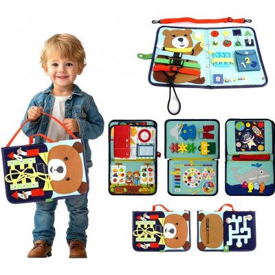 2Kids Toys Senzorická busy kniha Medvídek – Zboží Dáma