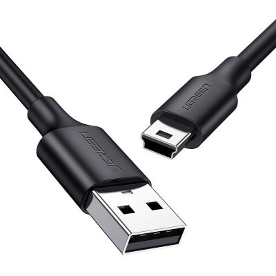 Ugreen US132 USB na mini USB, 0,25m, černý – Zboží Mobilmania