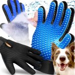 Trixie Pečující masážní rukavice černo modrá 16 x 24 cm – Hledejceny.cz