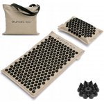 AKUMATA Akupresurní podložka ECO krémově-černá 72 x 40 cm – Zboží Dáma