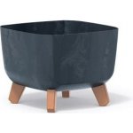 Prosperplast Květináč GRACIA SQUARE BETON EFFECT antracit 29 x 29 x 22cm – Zboží Dáma