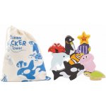 Le Toy Van Petilou skládací věž Oceán 9 ks – Zboží Dáma