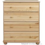 Drewmax prádelník z masivního dřeva borovice KD110 pacyg – Zboží Dáma